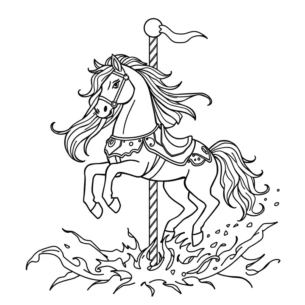 Breaking Free - coloring page preview