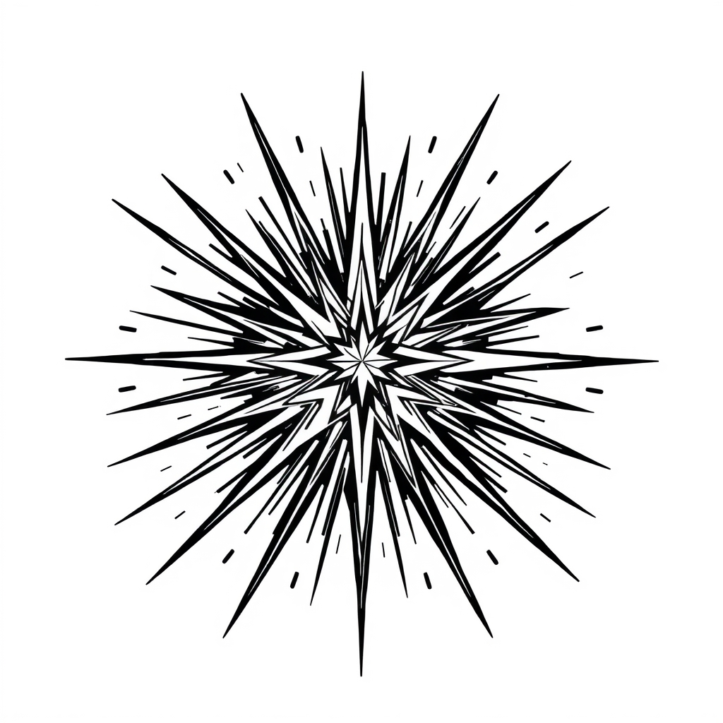 Fractured Light Portal - coloring page preview