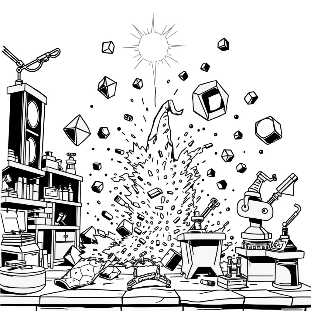 Wizard Lab Blast - coloring page preview
