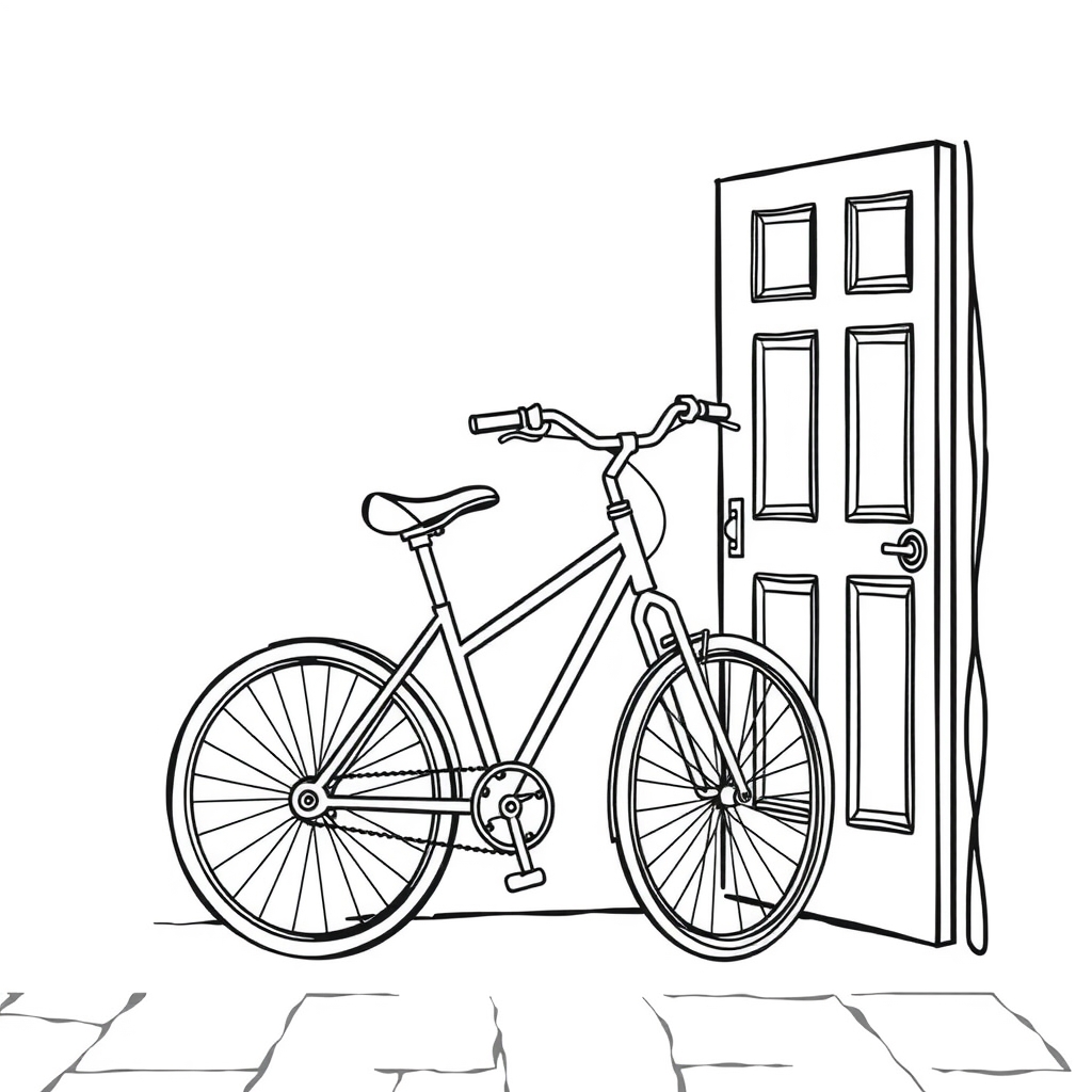 Bakery Door Bicycle