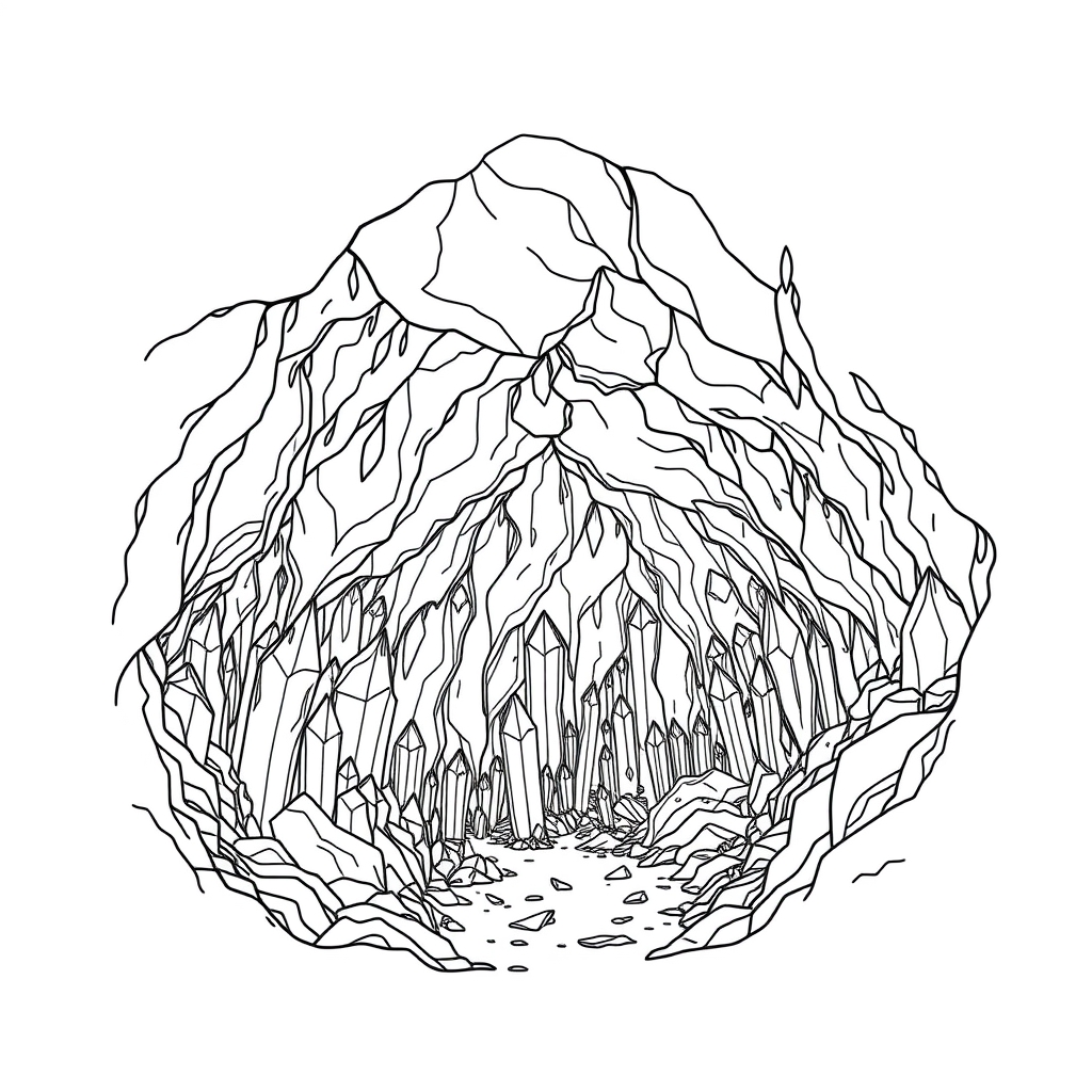 Crystal Cave Formations