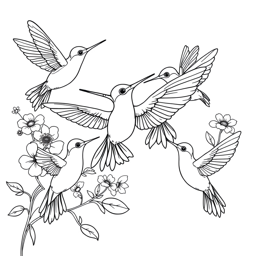 Dancing Hummingbirds