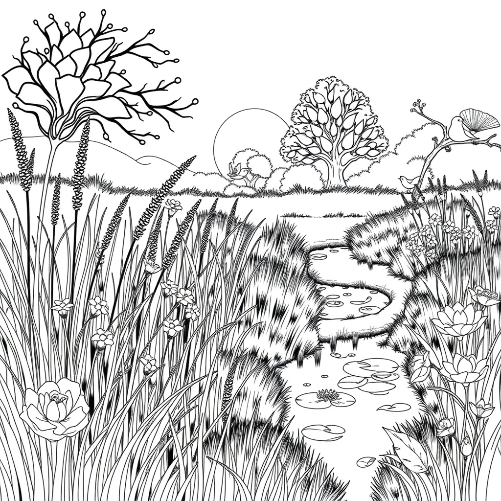 Gentle Morning Meadow