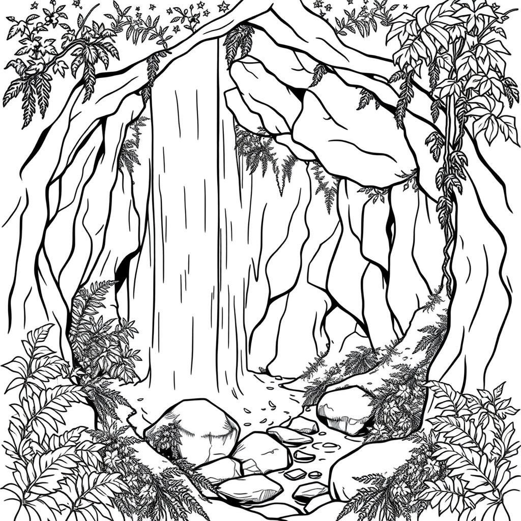 Misty Waterfall Grotto