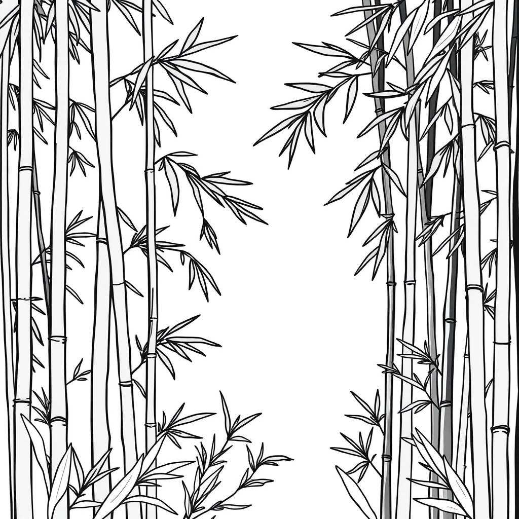 Morning Dewfall on the Bamboo Forest