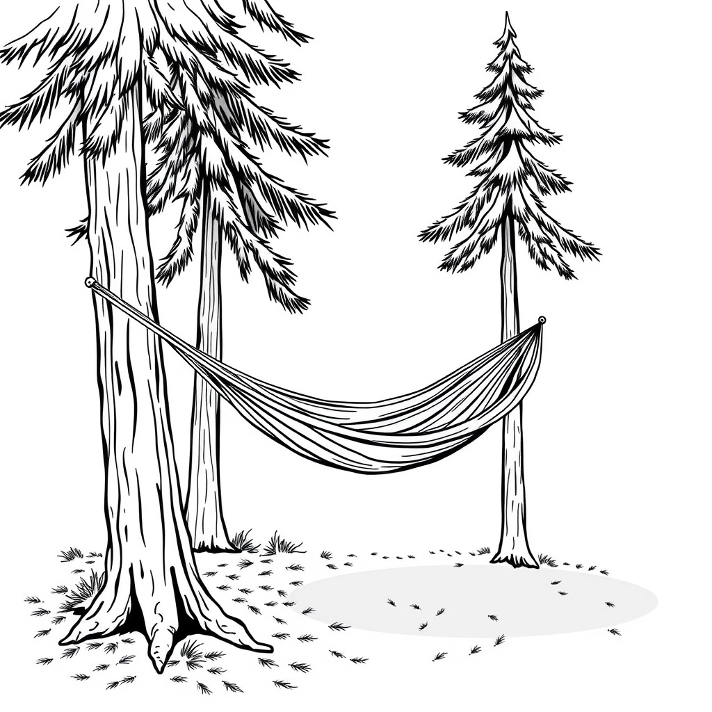 Pine Hammock Scene
