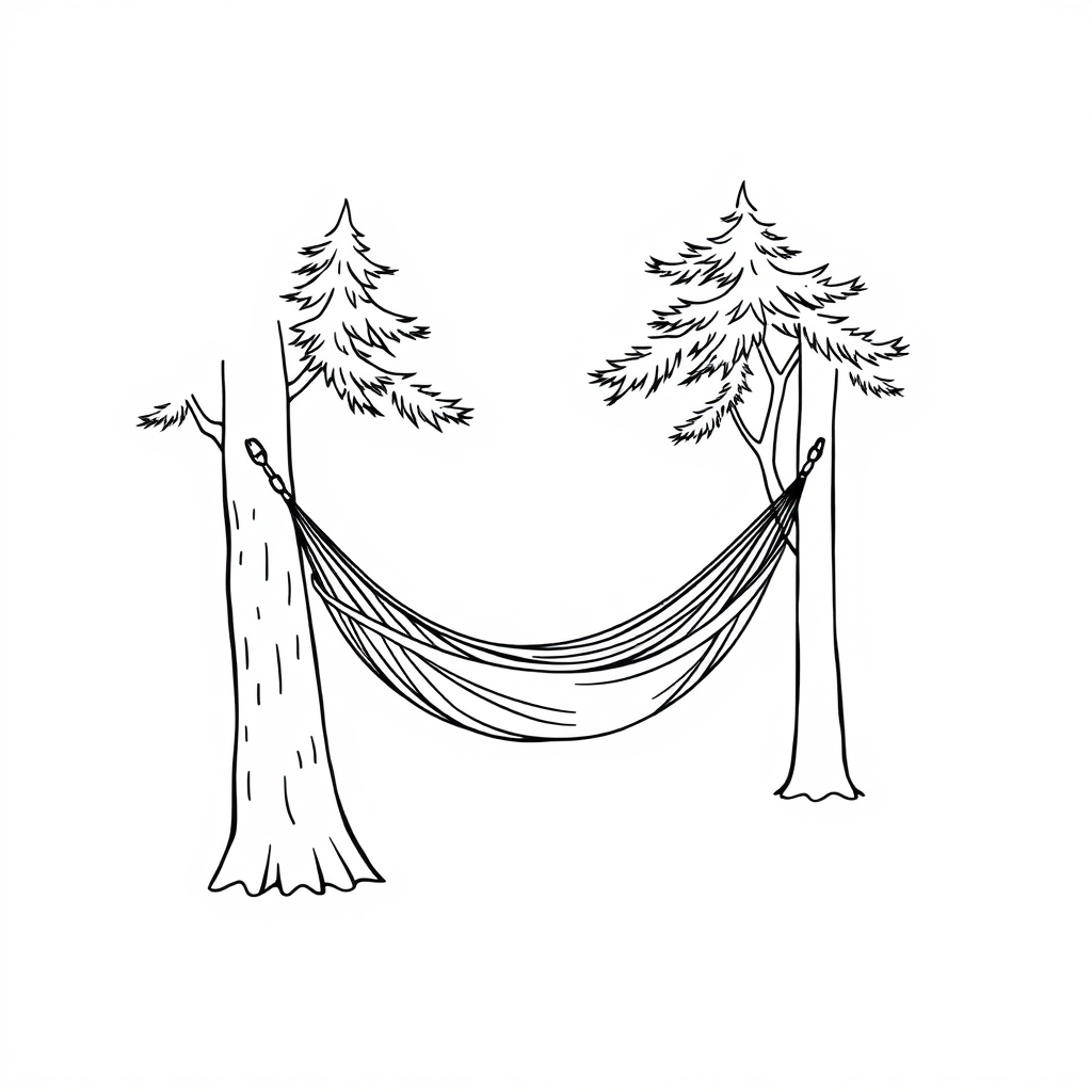 Pine Hammock Scene
