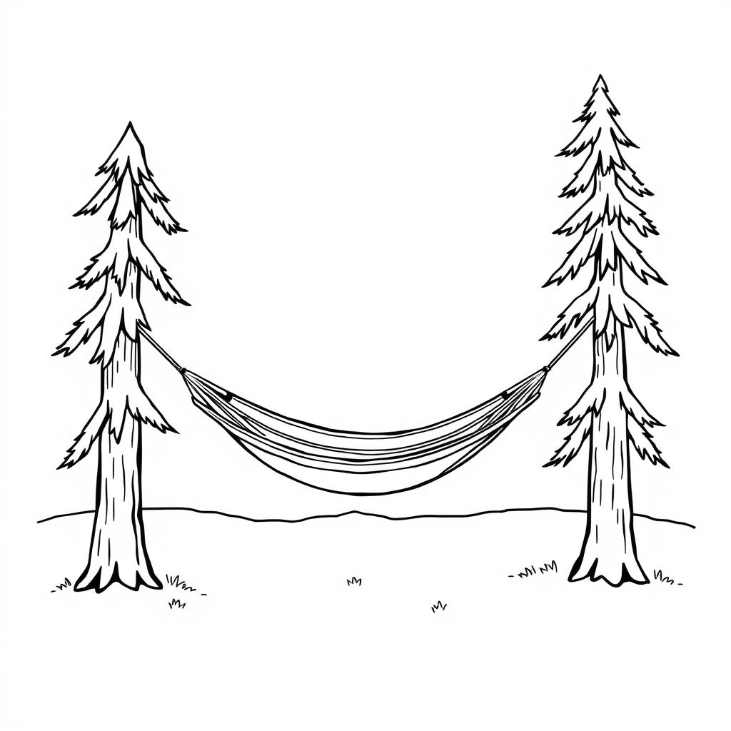 Pine Hammock Scene