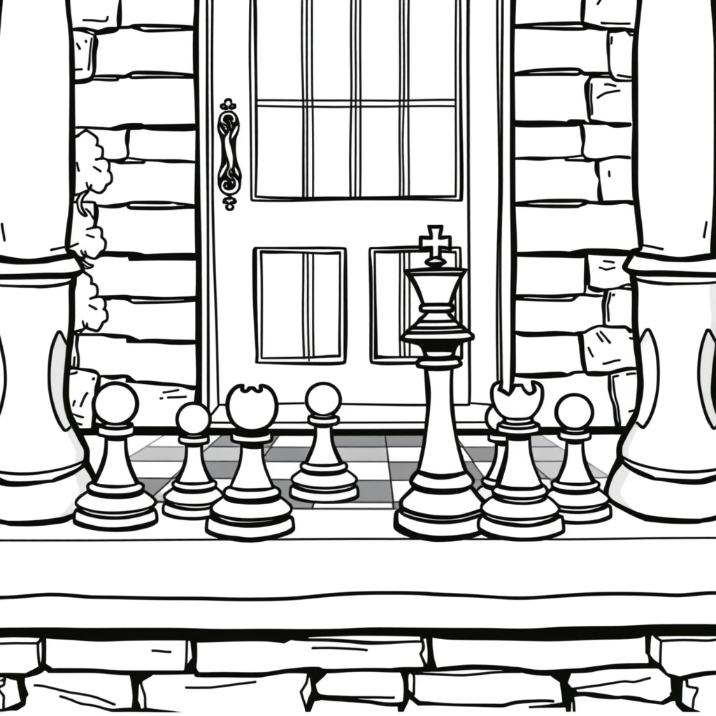 Porch Chess Scene