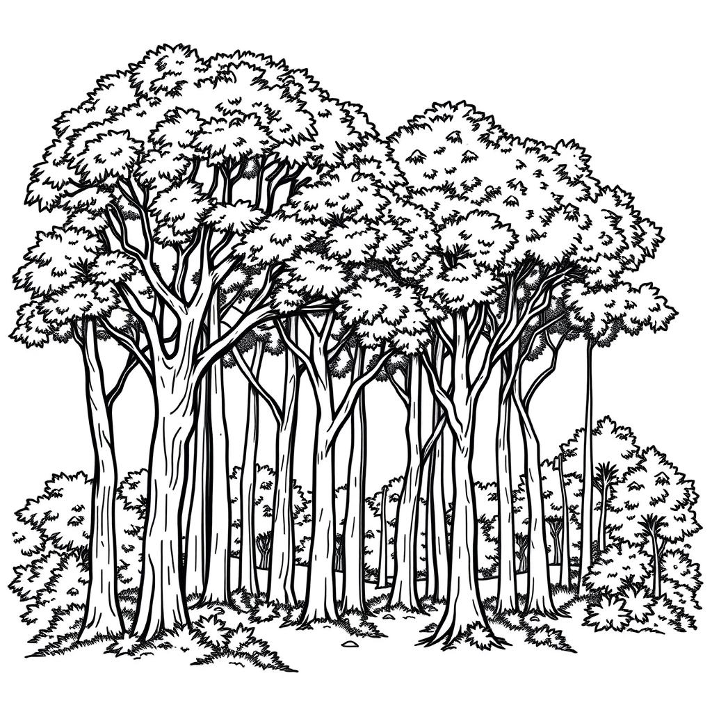 Quiet Forest Depth
