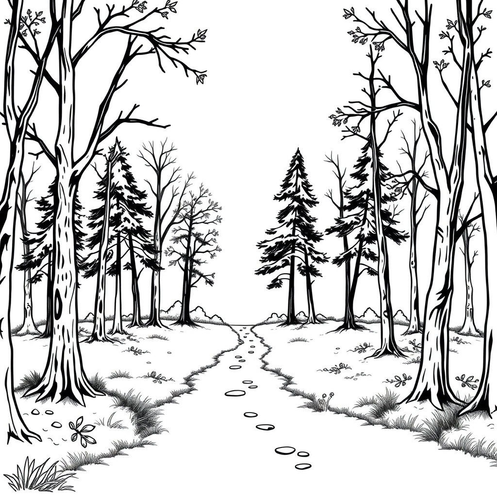 Quiet Forest Scene