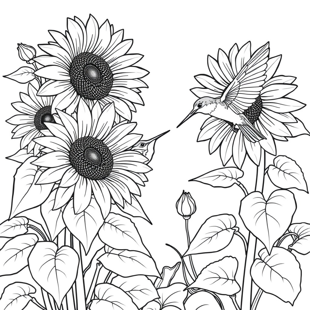 Sunflower Garden Sanctuary