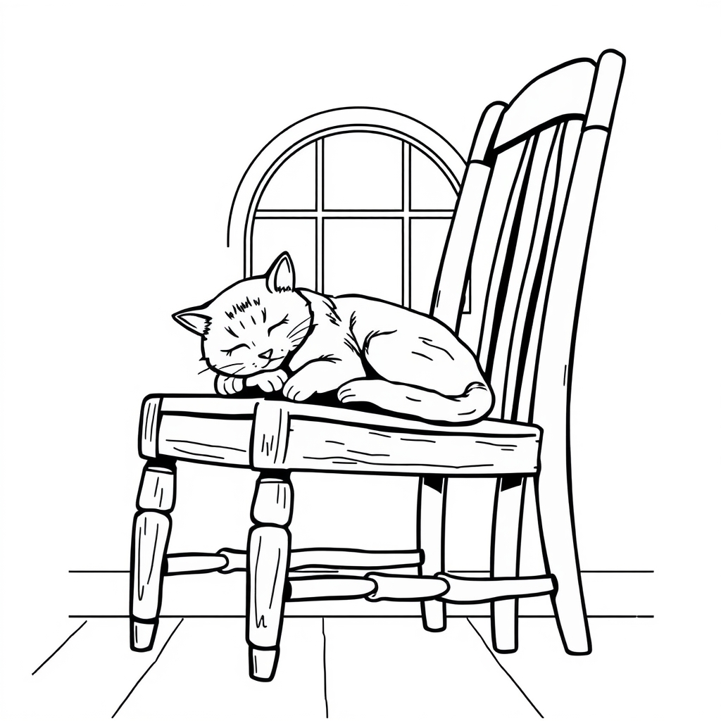 Sunlit Cat Rest