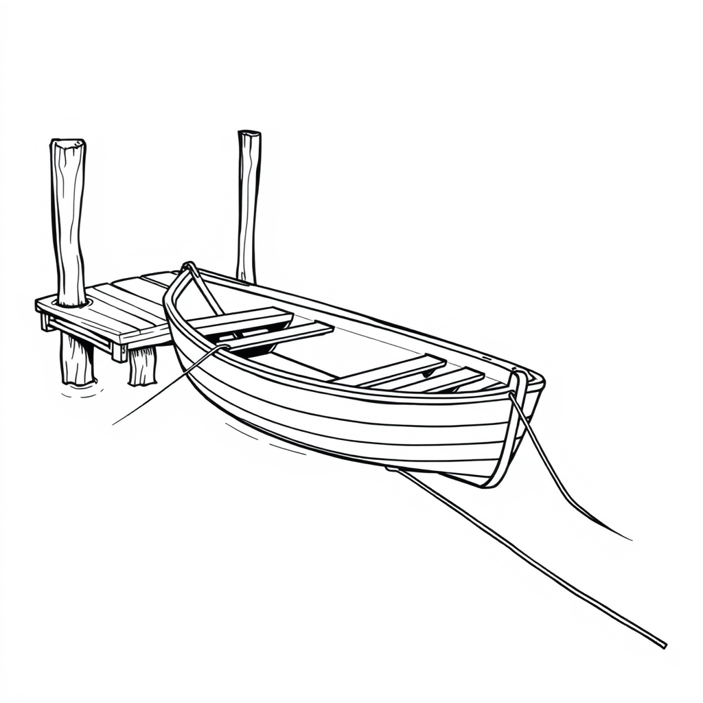 Tied At Dock